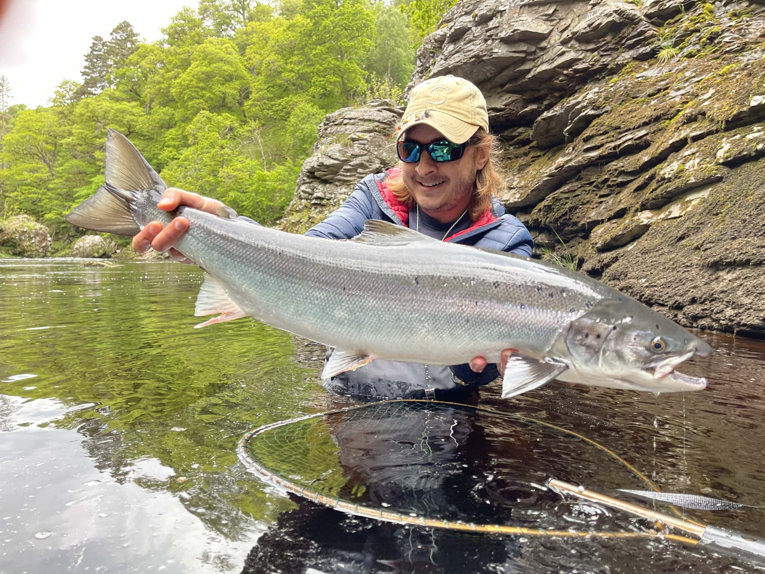Spring salmon from Craigie pool on Upper Home beat, Darnaway.