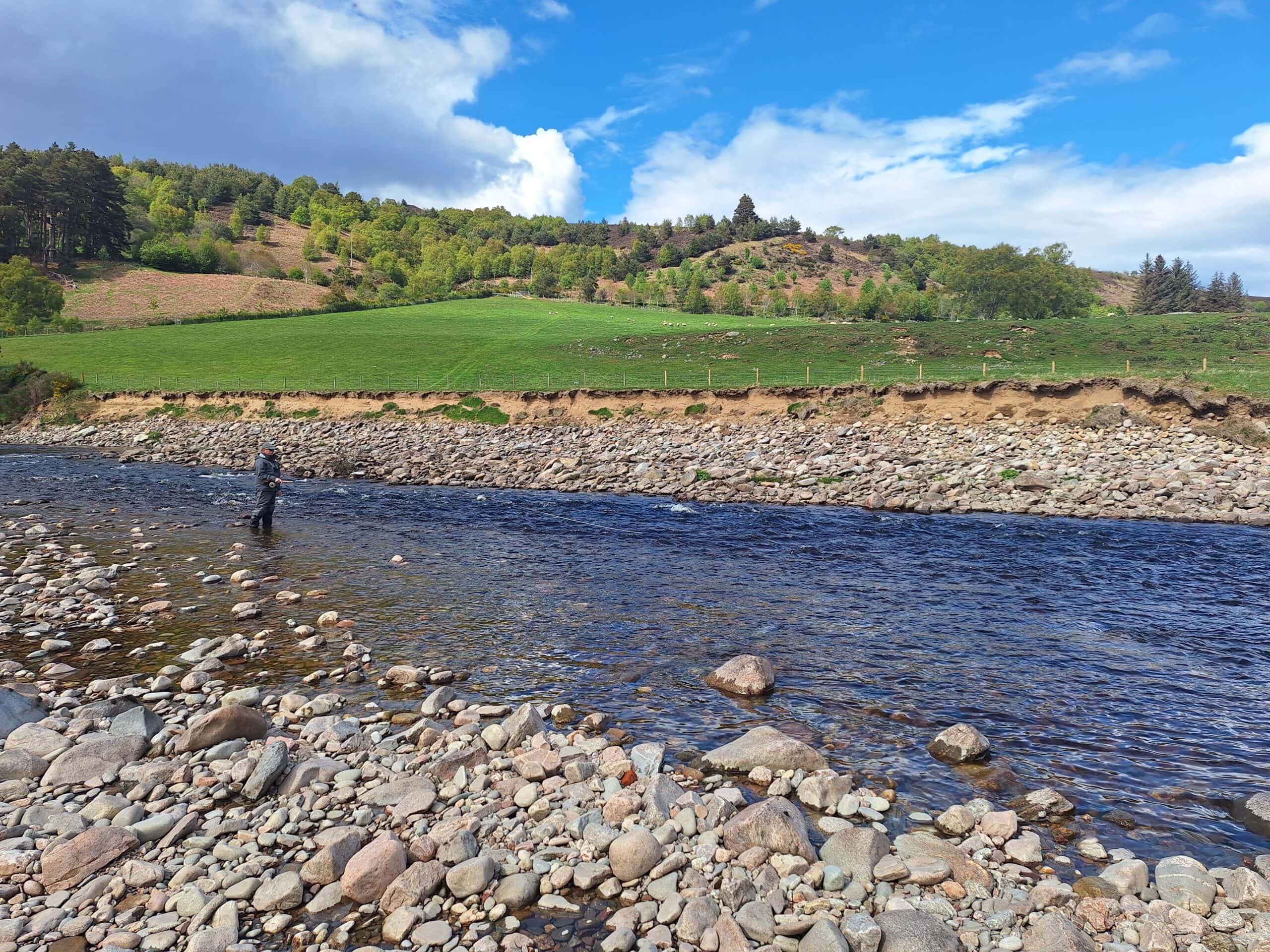 Rocky pools on the River Findhorn at Drynachan
